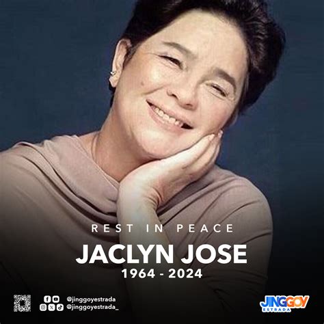 Demise Of Actress Jaclyn Jose A Tragic Loss For The PH Film And TV