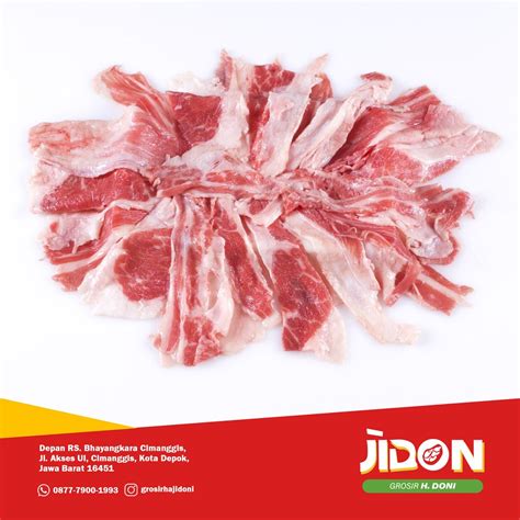 Jual Jual Daging Sapi US Beef Slice Short Plate US Beef Slice 250gr