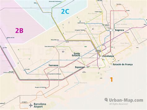 Barcelona Rail Map City Train Route Map Your Offline Travel Guide