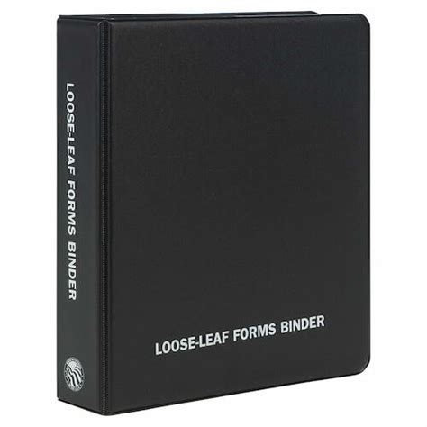 Small Loose-Leaf Forms Binder