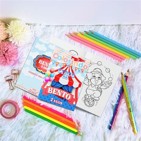 Livro De Colorir Circo Menino Elo7 Produtos Especiais