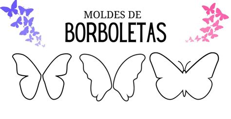 Molde De Borboleta Para Imprimir E Recortar Grande Artesanato Passo A