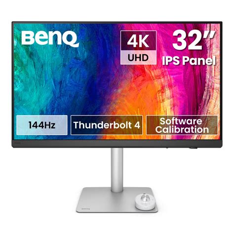 BenQ PD-Series Designer & CAD 4K Monitor — 32" 4K UHD (3840x2160) USB-C Hub & RJ45 (TAA / 5YR-ADV) (PD-32UHD-TAA-5YR-ADV)
