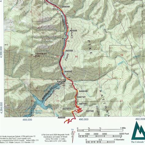 Colorado Trail Map Book - Colorado Trail Foundation