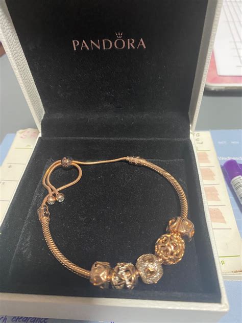 Pandora rose gold bracelet, Women's Fashion, Jewelry & Organizers, Bracelets on Carousell