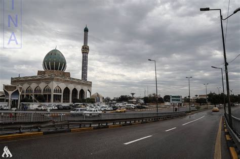 بالصور شوارع بغداد بعد موجة مطرية جديدة وكالة الأنباء العراقية