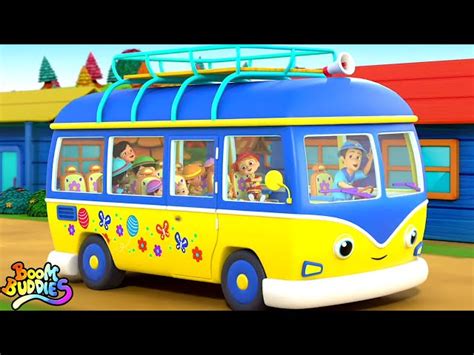 Wheels on the Bus Going to the Camp - Fun Ride for Kids & More Rhymes ...