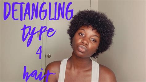 Finger Detangle Shirt Type 4 Hair Nellb Youtube