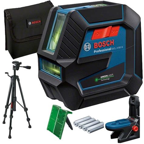 Bosch GCL 2 50 G RM 10 BT 150 Nivel láser con líneas y puntos