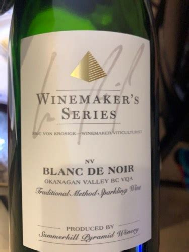 N V Summerhill Pyramid Winemaker S Series Blanc De Noir Vivino US