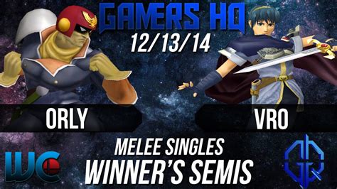 Ghq Smash Monthly Orly Falcon Vs Vro Marth Melee Winner S Semis