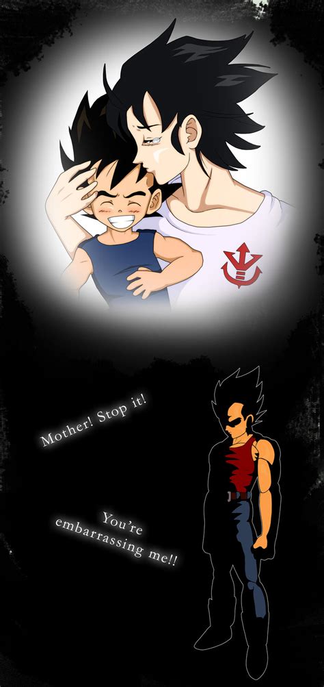 Mother and Son - Vegeta's memory by Foxygene on DeviantArt