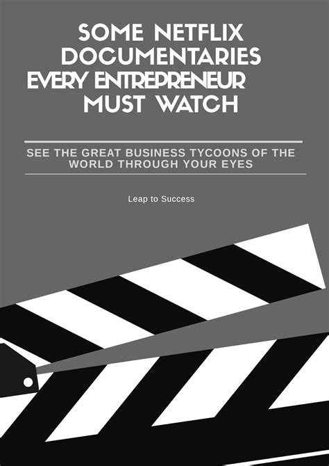 Some Netflix Documentaries Every Entrepreneur Must Watch