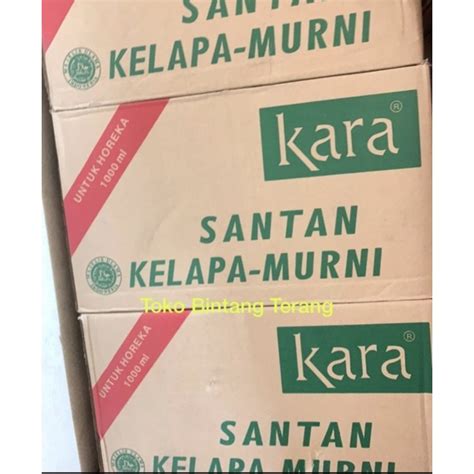 Jual Santan Kara Liter Per Dus Isi Pak X Ml Santan Kelapa