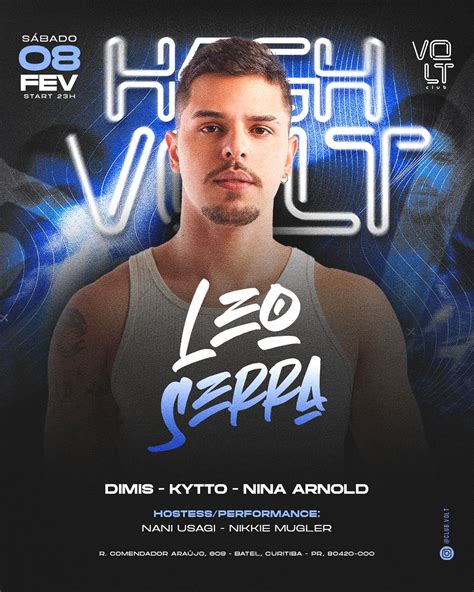 VOLT CLUB | HIGH VOLT COM LÉO SERRA (Sábado, 08/02 - 23h) Para dar