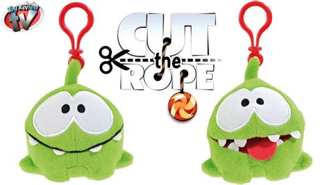 Cut The Rope Om Nom Keychain Clip Plush Toy Review Vivid Youtube