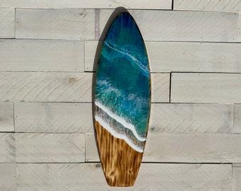 Large Foot Surfboard With Epoxy Resin Ocean Waves Surfboard Wall