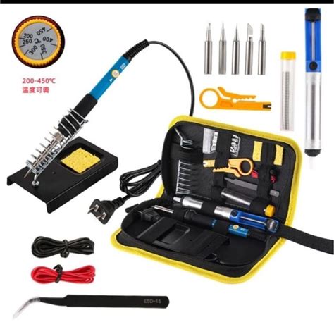 Jual Paket Solder Lengkap 60watt 220v Solder Listrik Set 01in1 Sedot