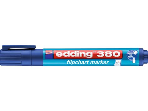 EDDING Flipchart Marker 380 1 5 3mm 380 3 Bleu Papedis AG