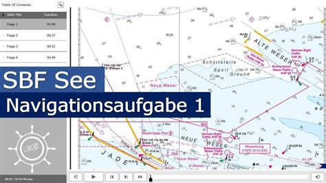 SBF See Navigationsaufgaben Aufgabe 1 Sportbootführerschein Schritt