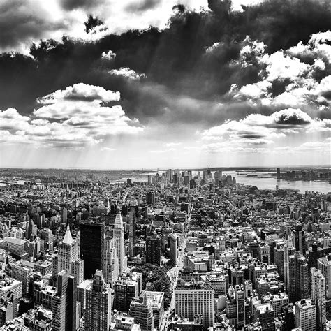 New York City Black and White iPad Air Wallpapers Free Download