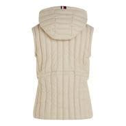 Tommy Hilfiger Feminine Lw Down Vest Classic Beige House Of Fraser