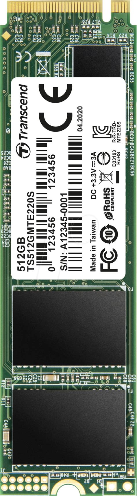 TS512GMTE220S: Transcend SSD220S, PCIe Gen3x4, 512 GB bei reichelt ...