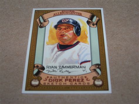 NATIONALS RYAN ZIMMERMAN 2007 TOPPS ALLEN GINTER DICK PEREZ 30 EBay