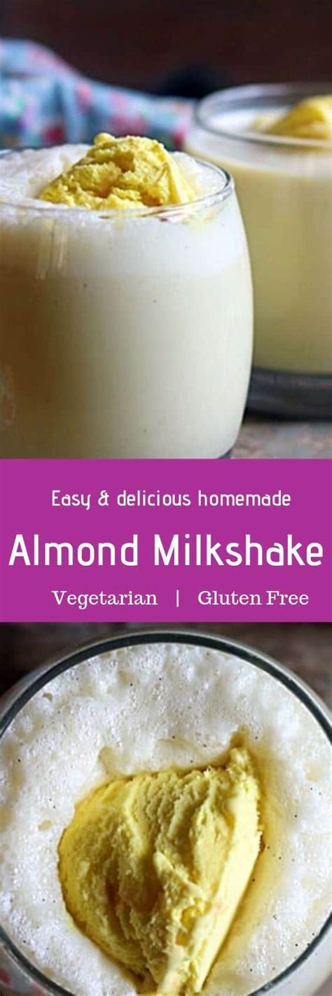 Best Badam Shake Recipe Almond Milkshake Cook Click N Devour