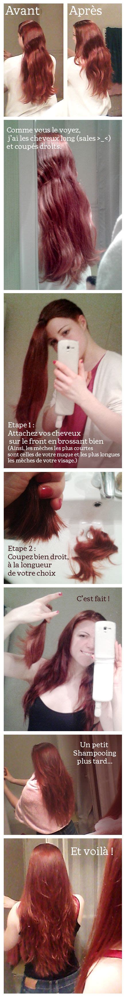 Un petit tuto qui évite un passage chez le coiffeur Pour choisir la