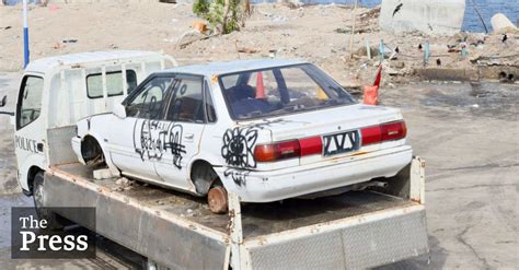 Traffice Decongestion Authorities Begin Destroying Old Vehicles Thepress