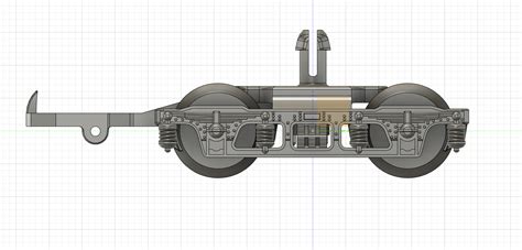 Archivo STL Bogie Romilly Jouef Plan de impresión en 3D para