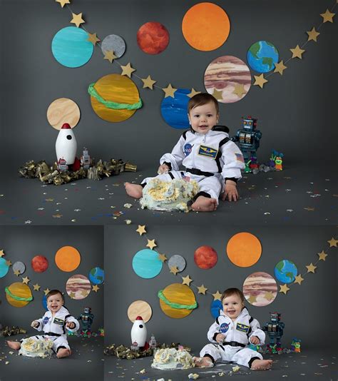 Out of space cakesmash child photography – Artofit