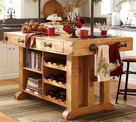 Chianti Kitchen Island Pottery Barn Wood Kitchen Kitchen Island