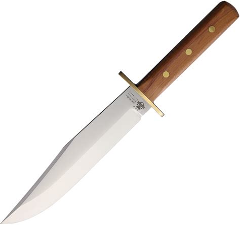 Linder Classic Solingen Bowie Knife With Wooden Handle 8 Blade