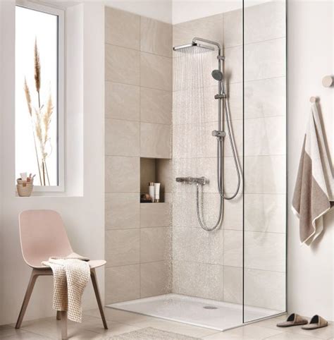 Grohe Vitalio Start Duschsystem Mit Umstellung Cube Flex