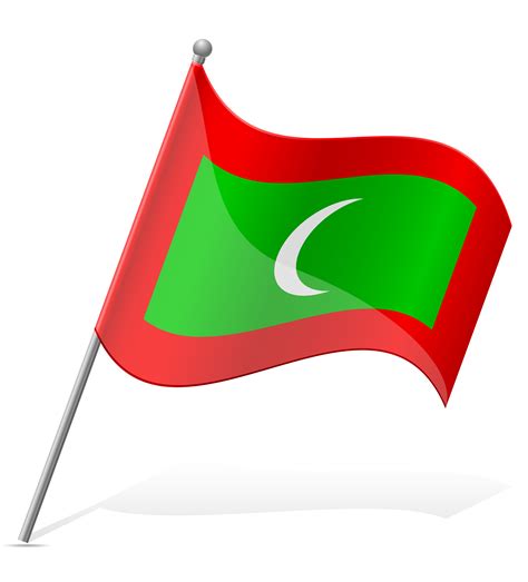 Flag Of Maldives Vector Illustration 489228 Vector Art At Vecteezy