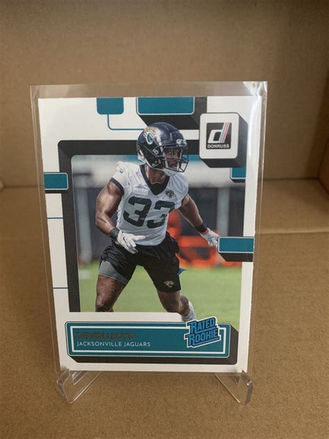 Panini Donruss Rated Rookie Devin Lloyd Rc Jaguars Ebay