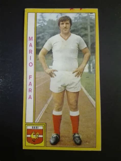 Figurina Calciatori Panini Bari Fara Originale Ottima Da