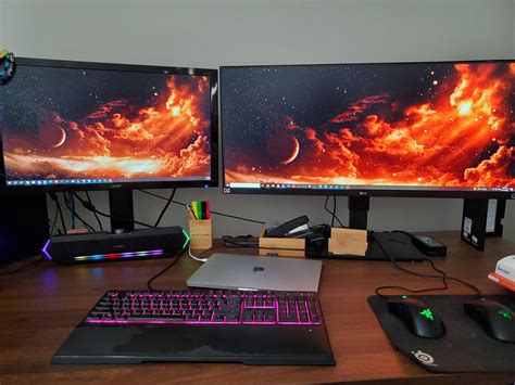 Advice on laptop/ monitor orientation and setup : r/desksetup