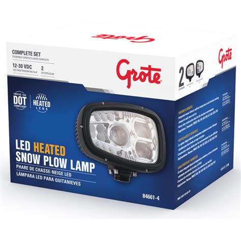 Heated LED Snow Plow Lights | Grote Industries