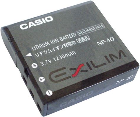 Casio Np Camera Battery Replaces Original Battery Np V