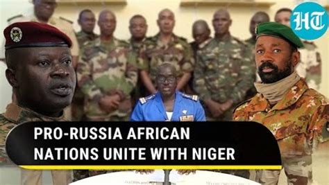 Niger Gets Military Support From Pro Russia African Countries Against