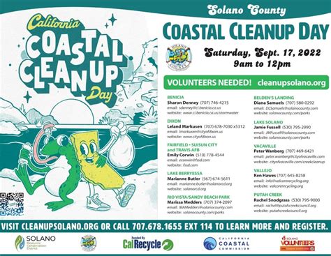 Coastal Cleanup Valcore Vallejo Community Organizations Recycling