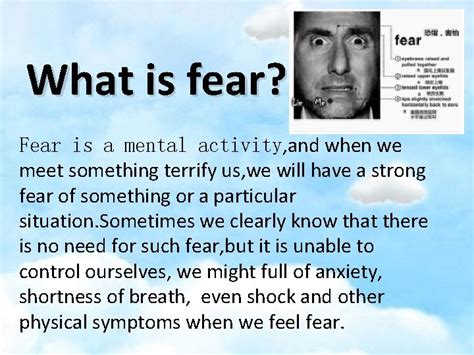 What Is Fear By What Is Fear Fear