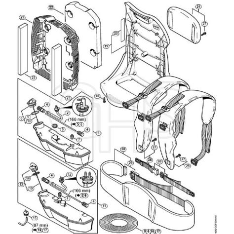 Genuine Stihl Br K Fuel Tank Backplate Ghs