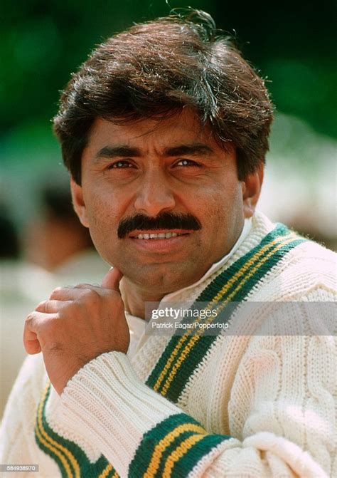 Javed Miandad Of Pakistan During The Tour Match Between Lavinia