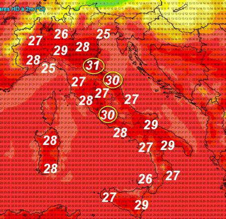 Italia Rovente Europa Centro Orientale Al Freddo Le Previsioni Meteo