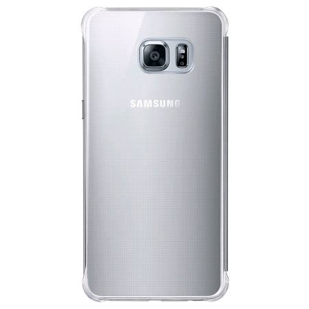 Official Samsung Galaxy S6 Edge Plus Clear View Cover Case Silver