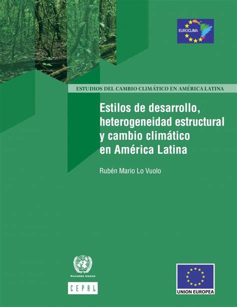 PDF Estilos De Desarrollo Heterogeneidad Estructural Y Cambio